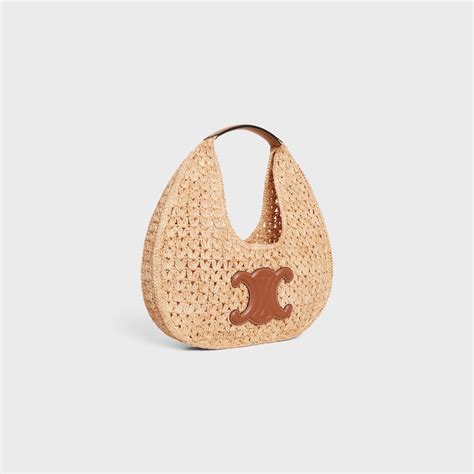 celine hobo raffia|celine classic panier HOBO BAG in Raffia and Calfskin.